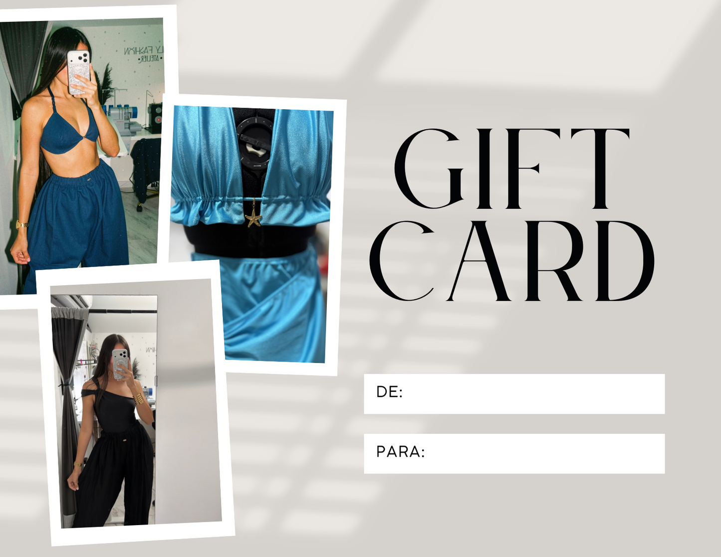 Gift card - Digital