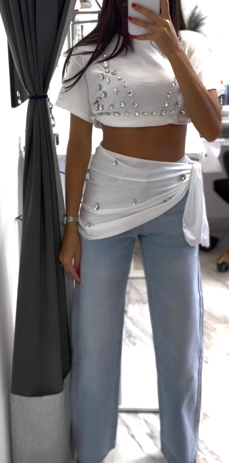 OFA Crystal Waist Scarf